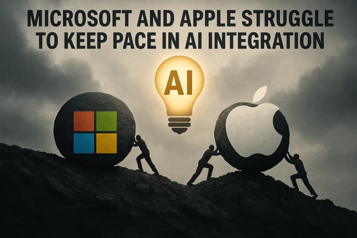 Microsoft and Apple Struggle to Keep Pace in AI Integration