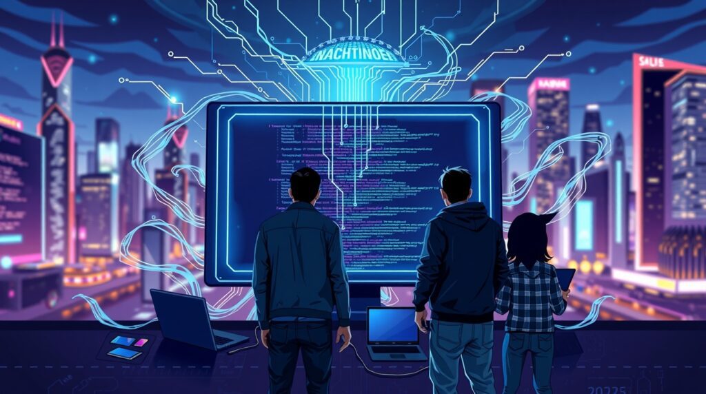 | The AI Coding Revolution of 2025 How Machines Are Redefining Software Development 2 The AI Coding Revolution of 2025 How Machines Are Redefining Software Development (2)