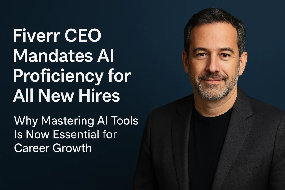 Fiverr CEO Mandates AI Proficiency for All New Hires