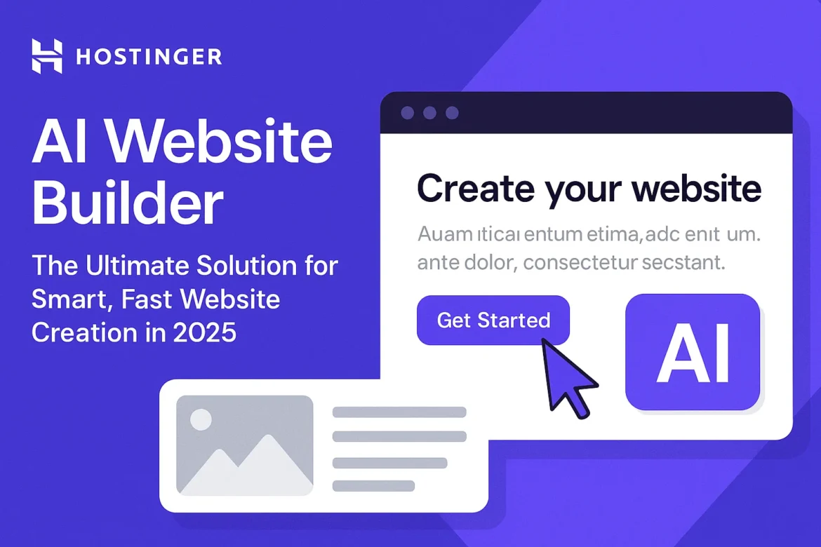 Hostinger AI Website Builder: The Ultimate Solution for Smart, Fast Website Creation in 2025