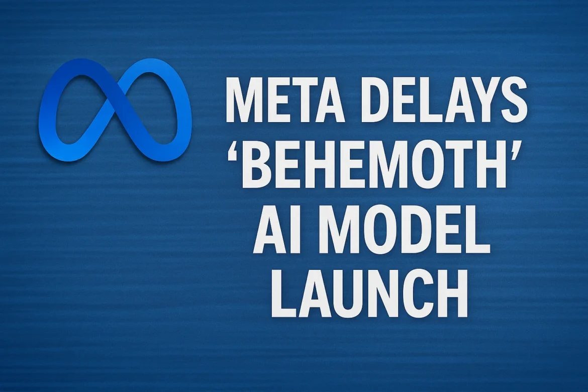 Meta’s Behemoth AI Model